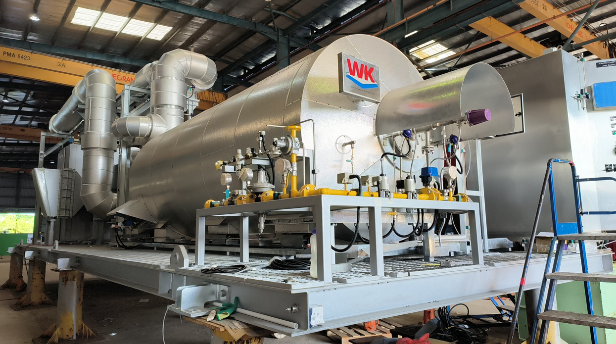 TI-RCTO-Skid in manufacturing plant.