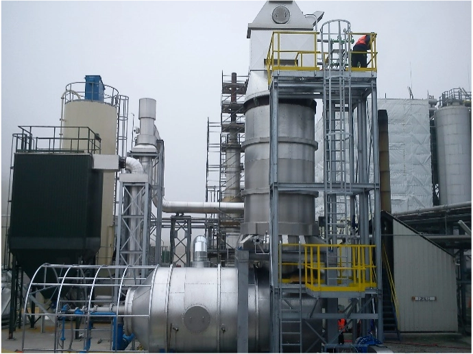 Industrial thermal oxidizer and ventilation system WK-incinerator.